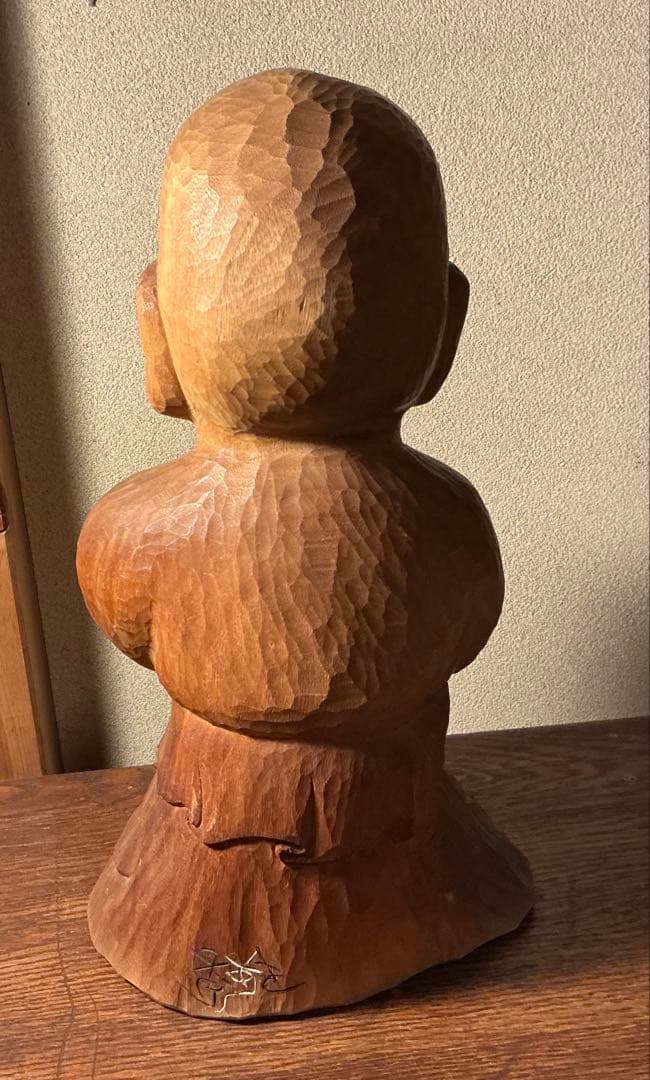 前島秀章　太子　木彫　仏像