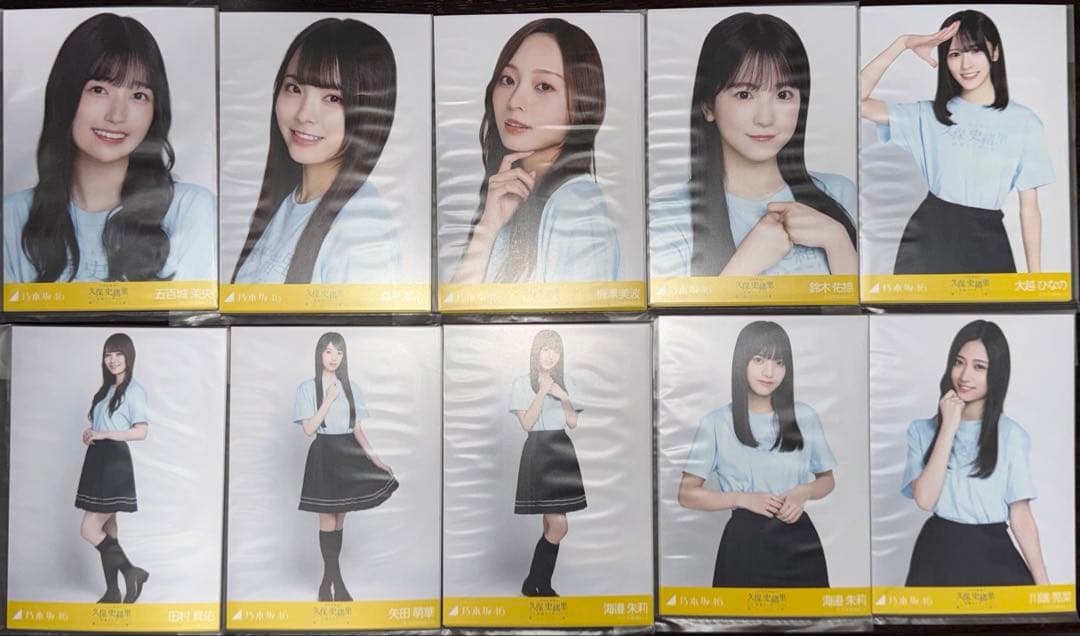 【新品・未開封】×10 久保史緒里 卒業コンサートTシャツ 生写真 乃木坂46