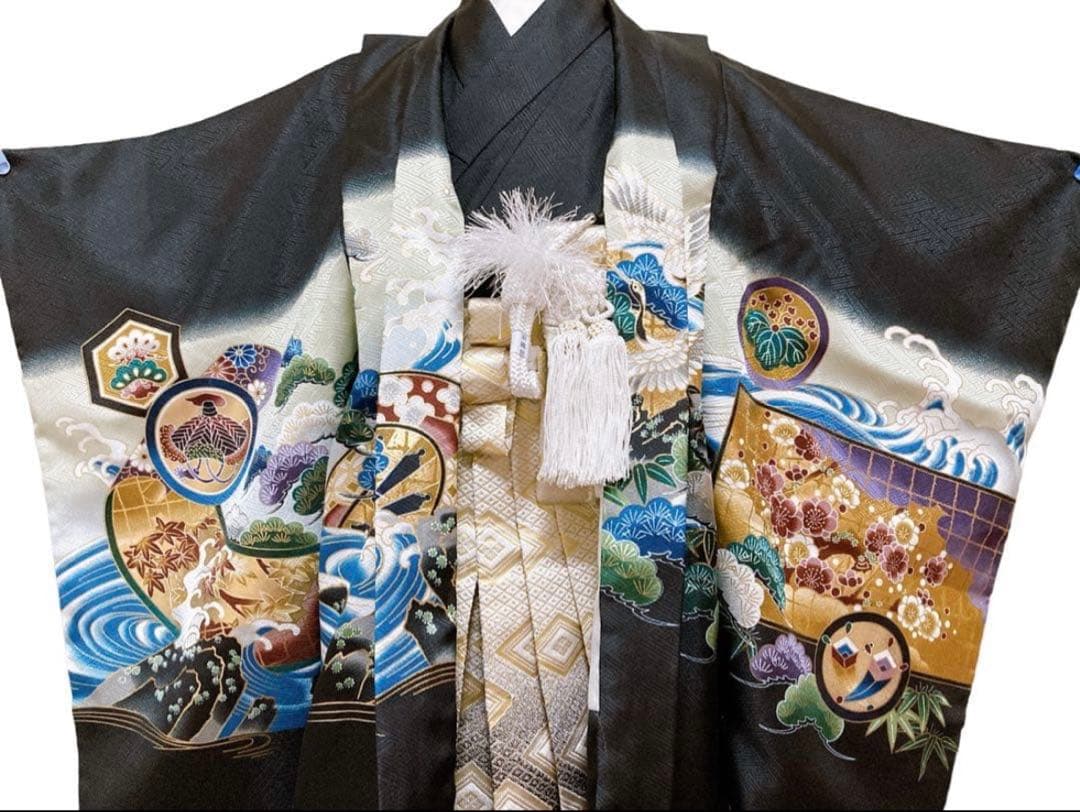 ☆*☆様 七五三 祝い 着物 袴 セット　5歳