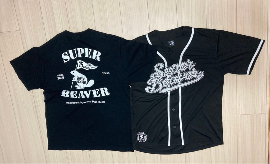 SUPER BEAVER ベースボールシャツL バックドロップTシャツXL 2点