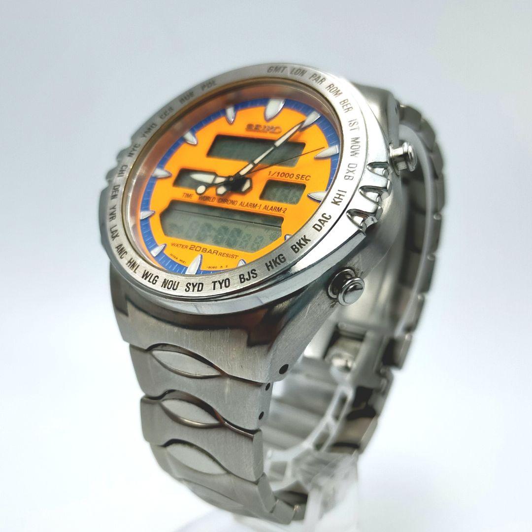 【電池交換済】希少 セイコー ジウジアーロ マッキナスポルティーバ 17.5cm