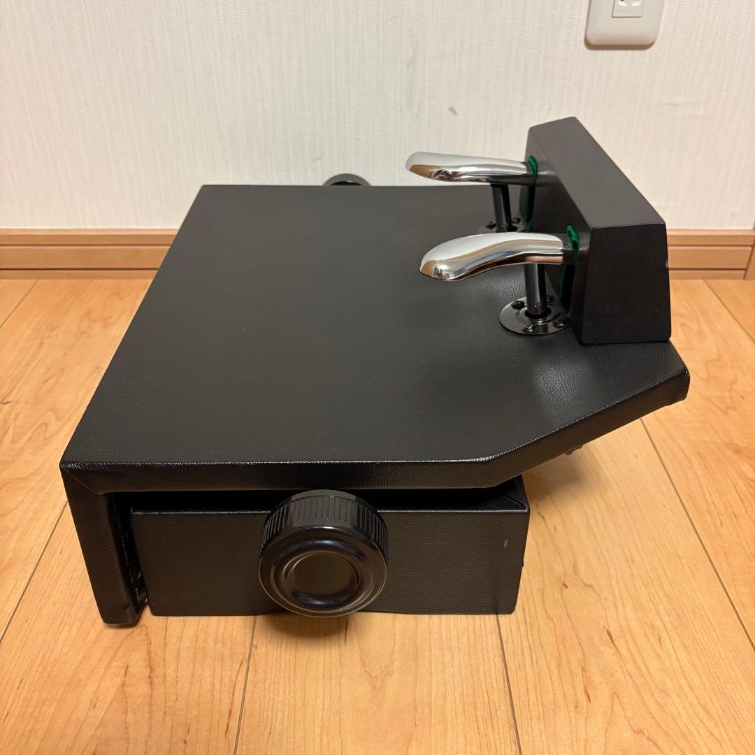 ITOMASA イトマサ ピアノ 補助ペダル P-33 黒 高さ調整