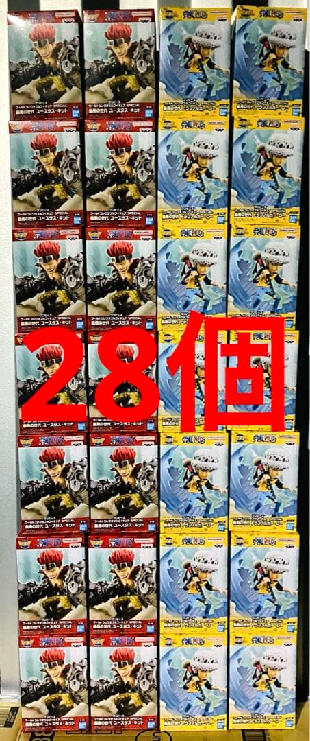 28個セット ワンピース ワールドコレクタブルフィギュア キッド ロー ②