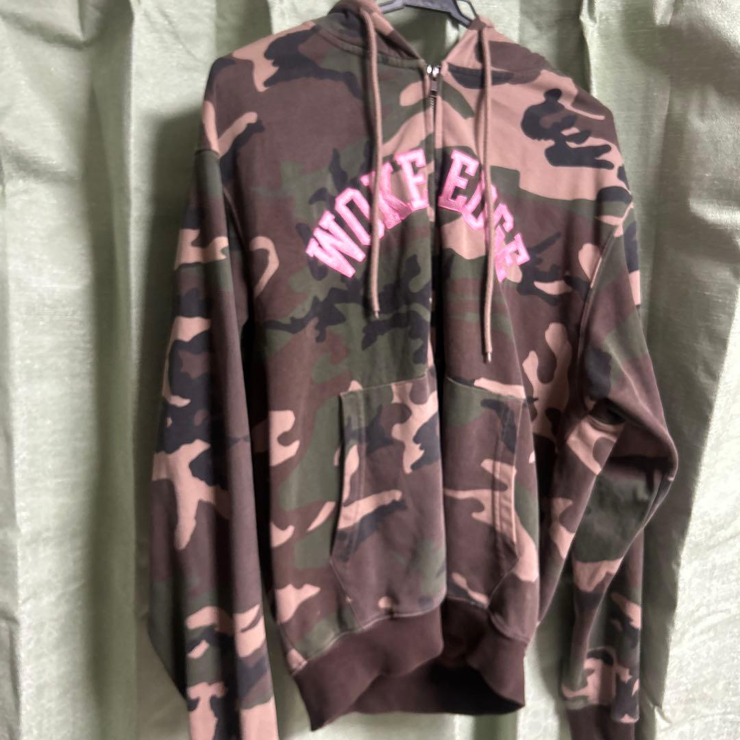 迷彩 WOKE EDGE ジップアップパーカー