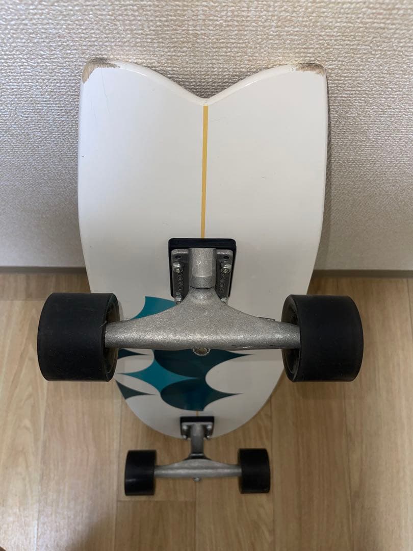 CARVER TRITON　サーフボード　サーフスケート　ホワイト　青　29㌅