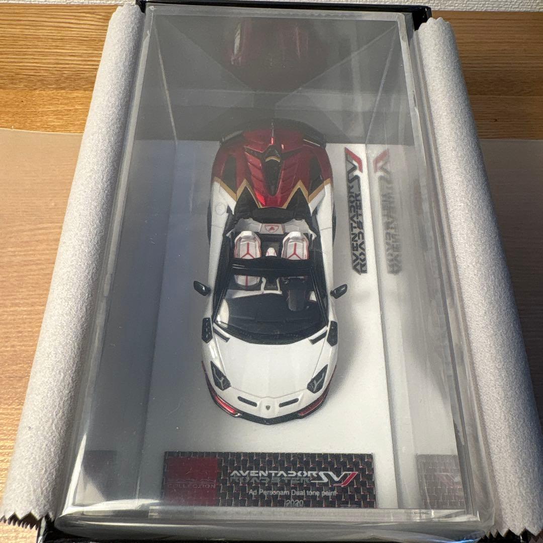 MAKE UP ランボルギーニ　アヴェンタドール　svj ロードスター　1/43