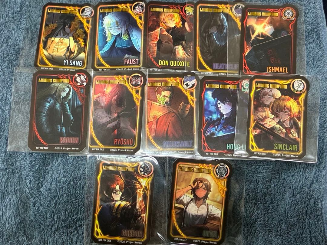 リンバスカンパニー アニメイト　特典 人格編成風シール a 全12種 コンプ