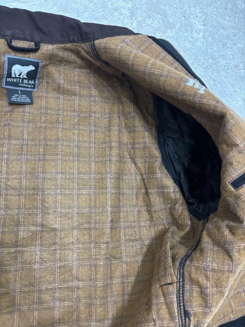 【超美品】デトロイトジャケット ダックワークジャケット ブラック Lサイズ