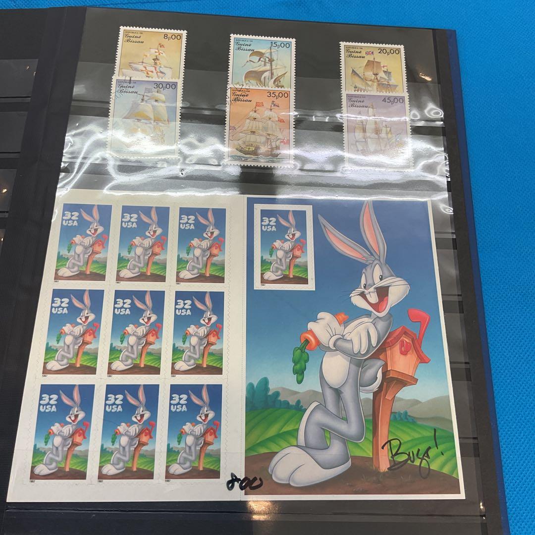 使用済み　切手　プレスリー　花　動物　乗り物　　　　　　　　　1235