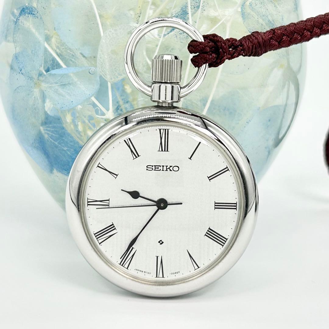 SEIKO セイコー 5740-0080 ローマ数字文字盤 手巻き 懐中時計