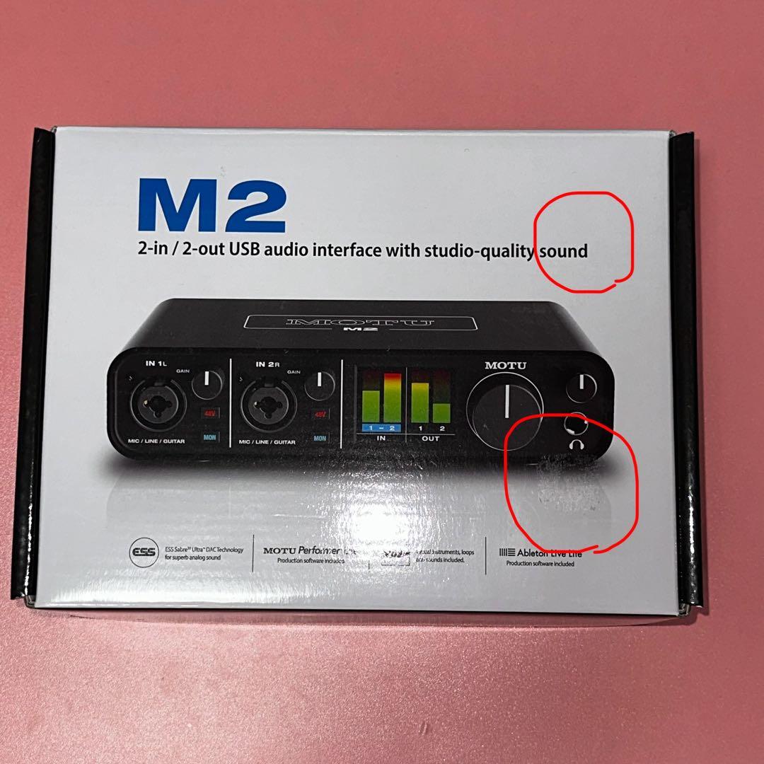 マ*ネ様 【美品】MOTU M2 2-in/2-out USBオーディオインター