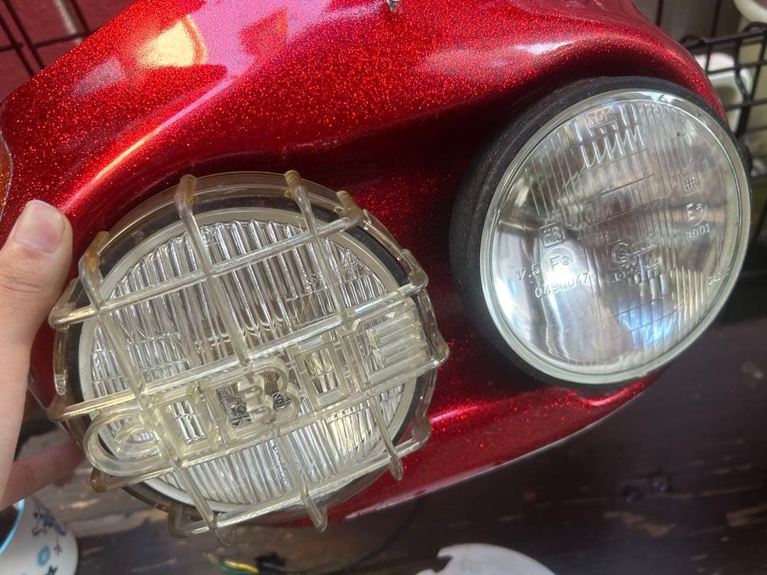 xjr400 4hm CIBIE H4 6001 ヘッドライト グリル付き