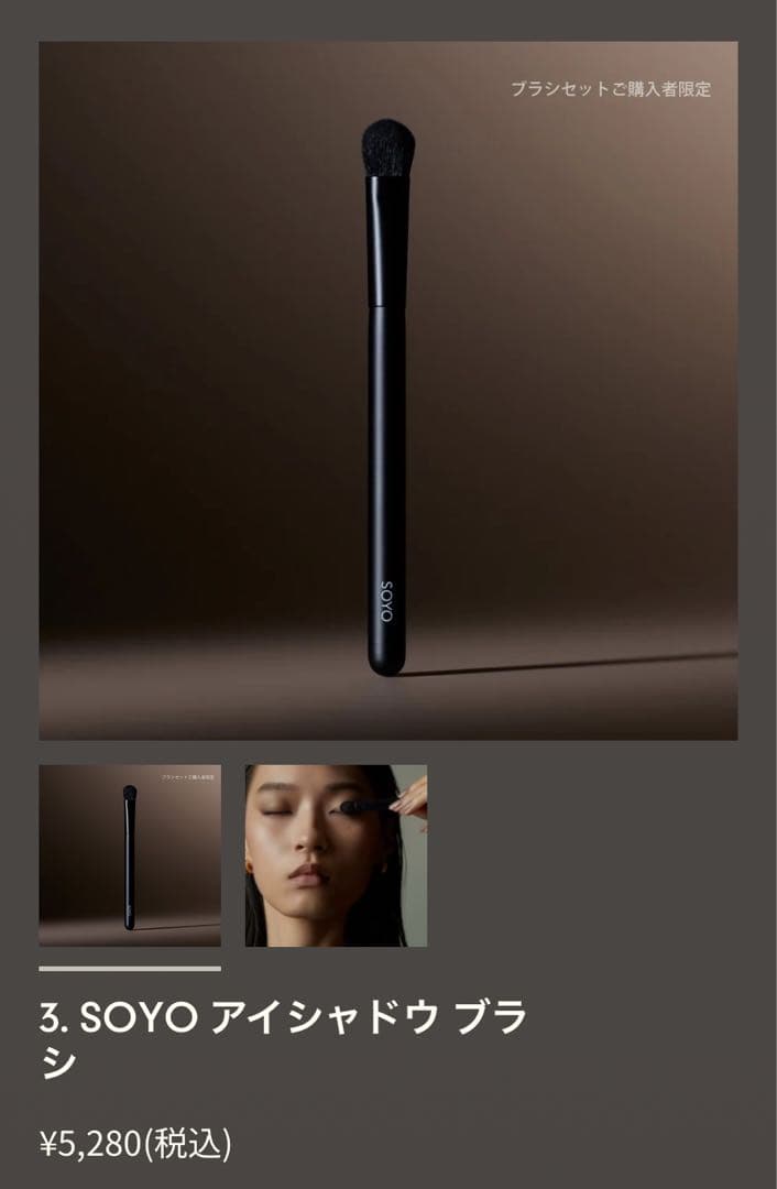 SOYOブラシ　3 4 5 6 ブラシケース