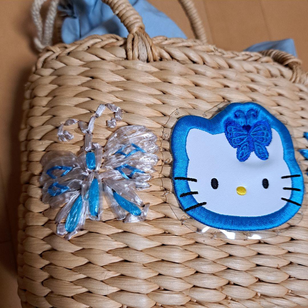 激レア　ハローキティ　バタフライ　かごバッグ　未使用品