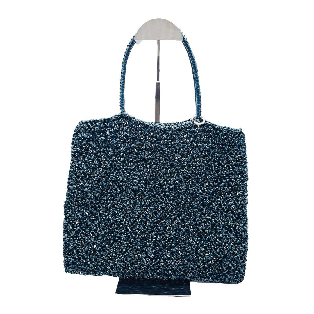 【極美品】ANTEPRIMA アンテプリマ　トートバッグ　ワイヤーバッグ 紺色