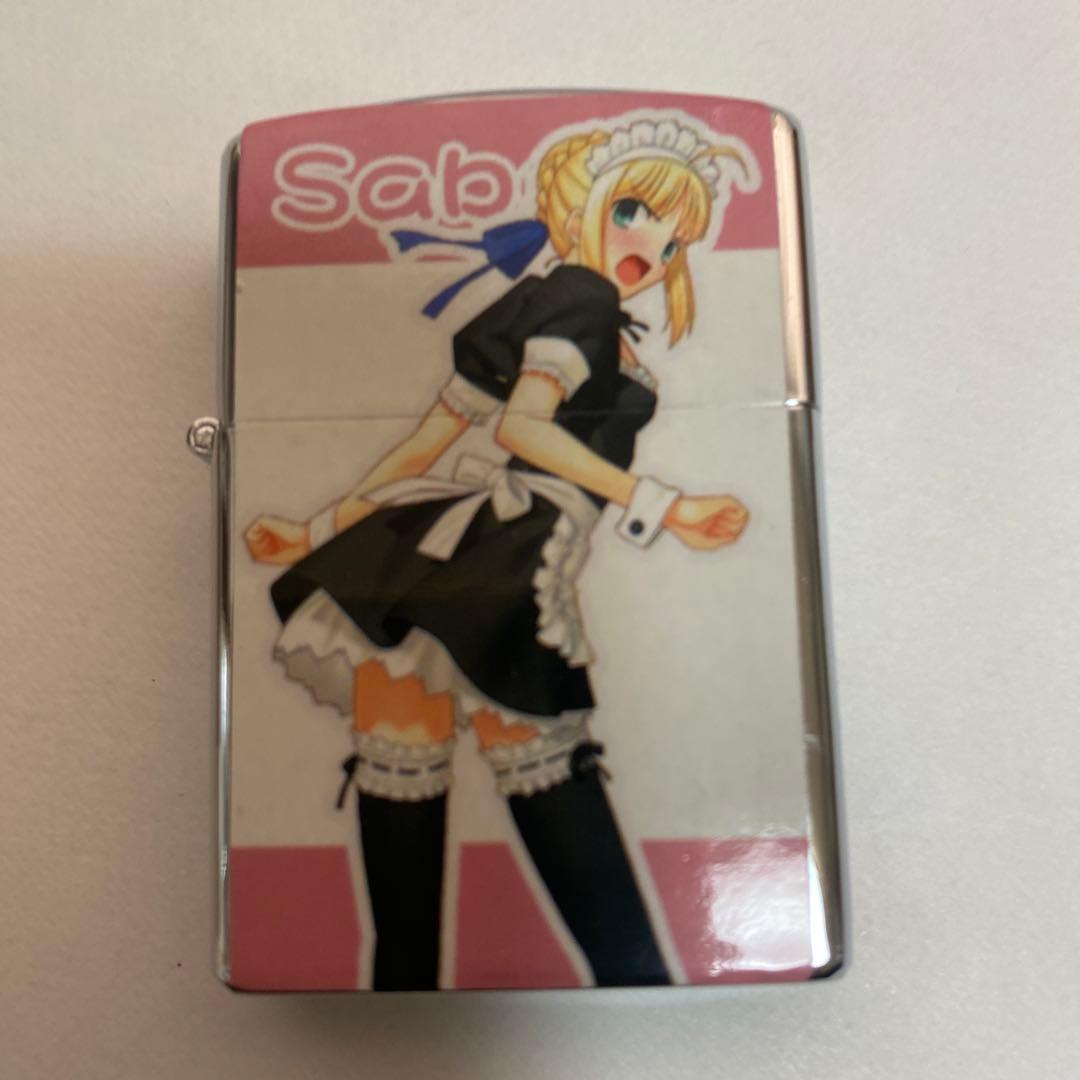 フェイト　セイバー　メイド服　希少　オイルライター　zippo 風　BFZ12