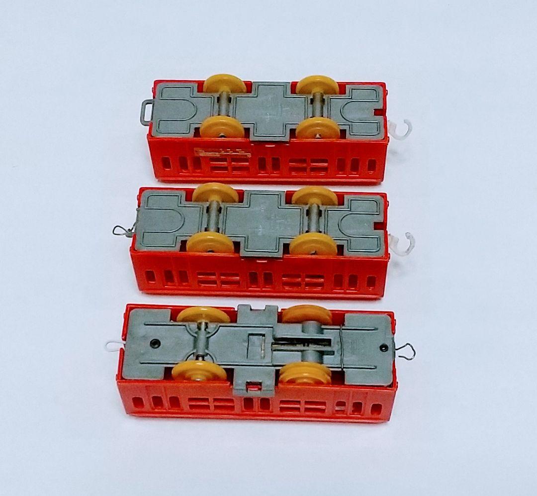 激レア◆101系103系◆赤 中央線◆３両セット◆日本製◆昭和初期◆プラレール