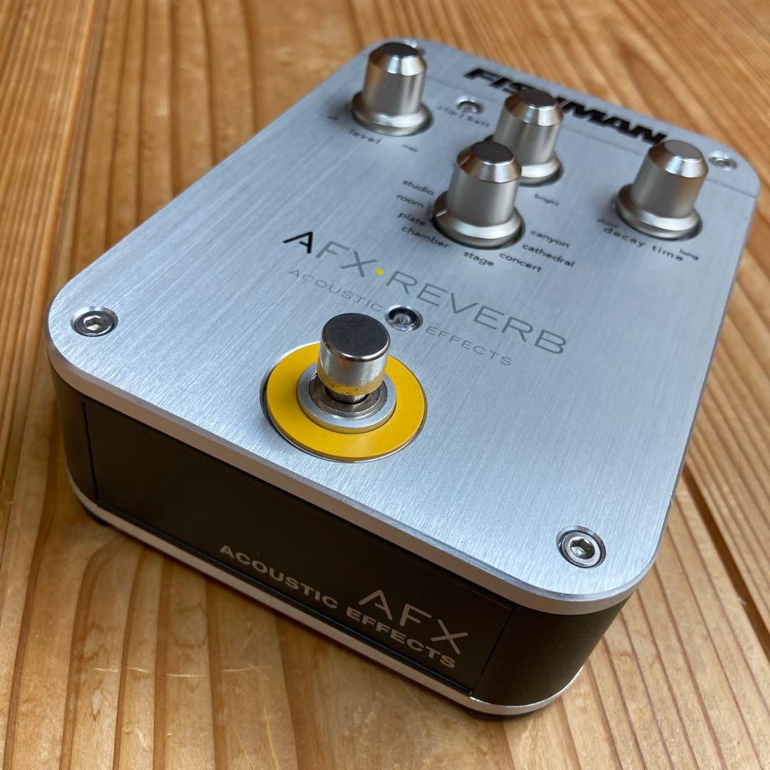 ソロ、フィンガースタイルに抜群にフィット　FISHMAN AFX-REVERB