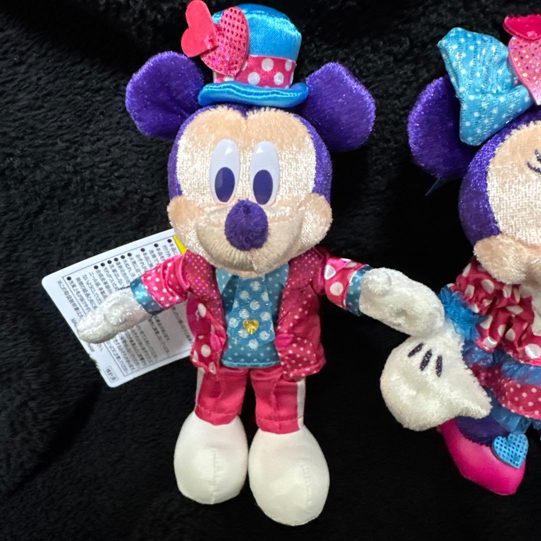 ミッキー ミニー ぬいば ぬいぐるみバッジ パルパルーザ 新品未使用タグ付き