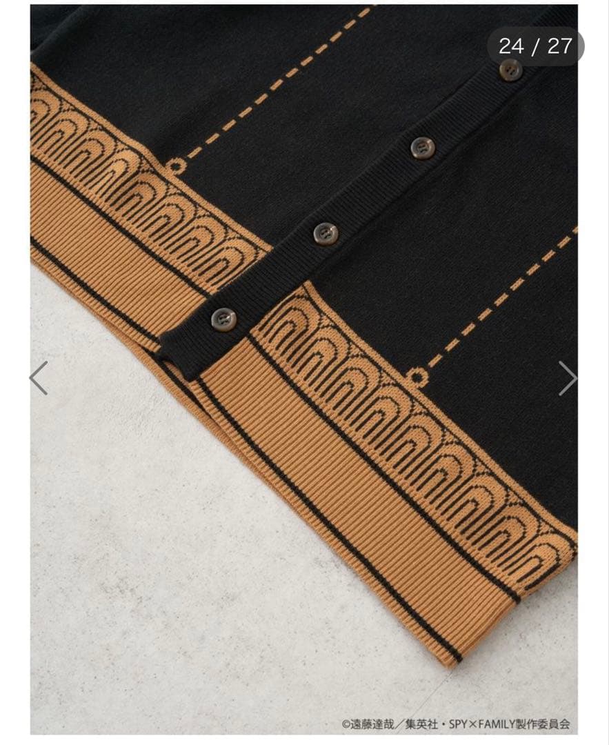 SPY×FAMILY　イーデン校制服イメージ　ニットカーディガン