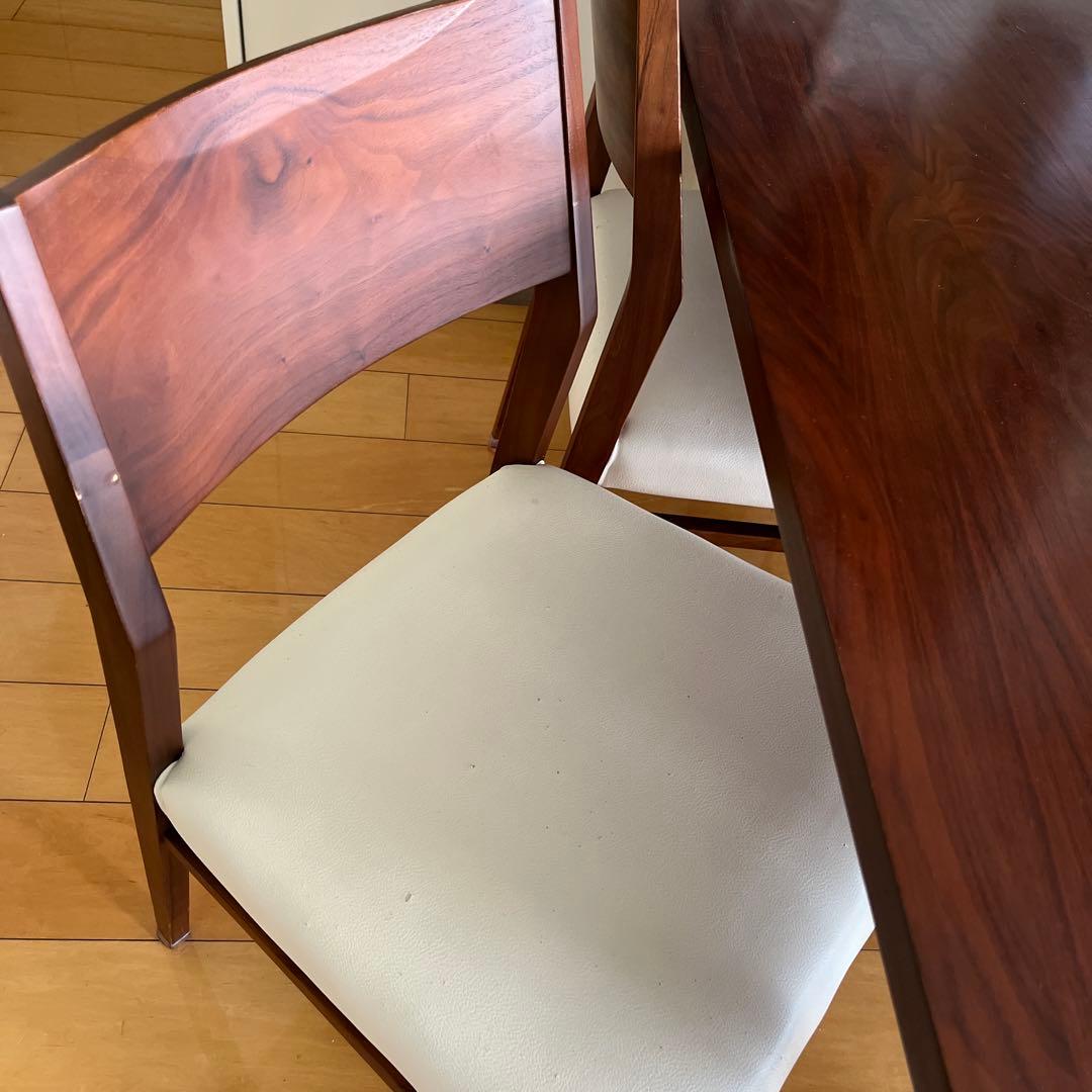 10/18土曜日　引き取り限定　ダークブラウン木製ダイニングテーブルセット