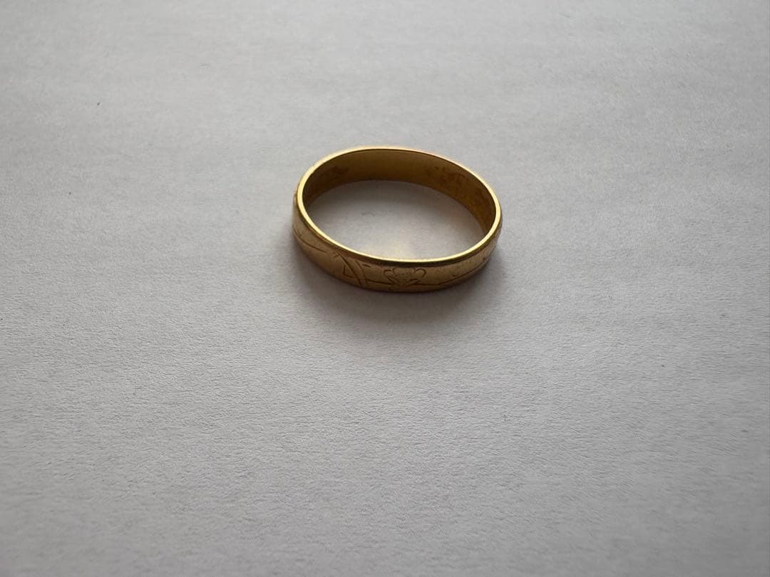 K18 リング　造幣局刻印あり　12-13号【限界価格】