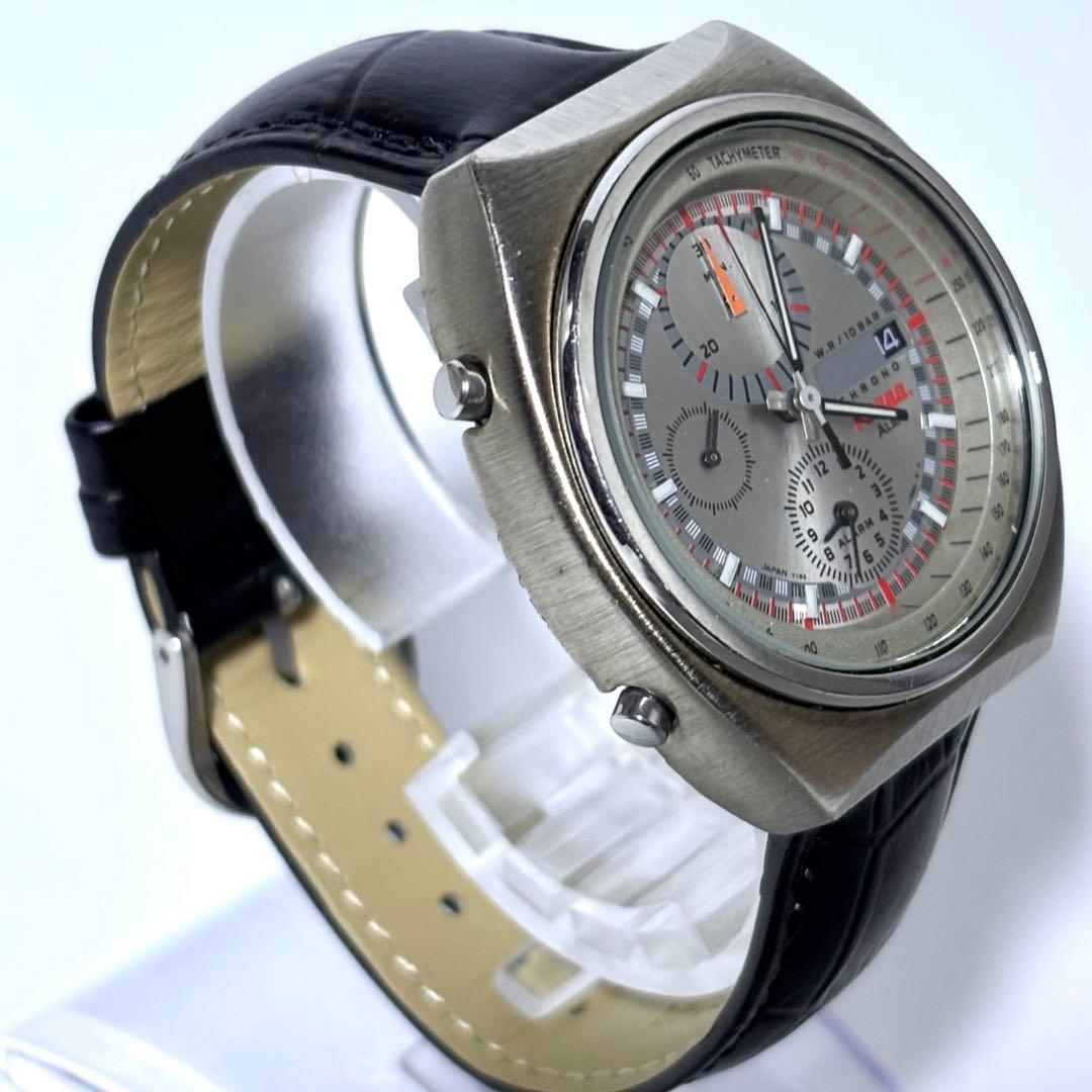 【新品ベルト 稼動】SEIKO アルバ ヴィンテージウォッチ クロノグラフ
