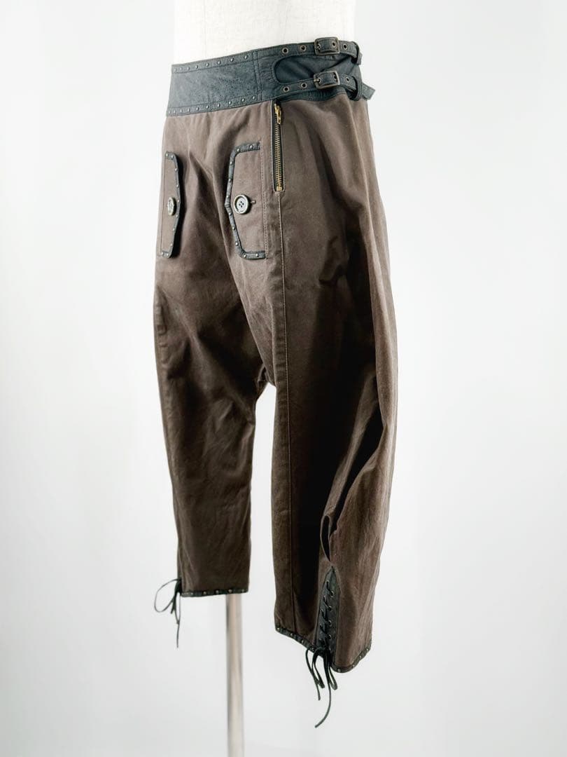 【新品未使用】シェアスピリット sharesprit レザー混キャロットパンツ