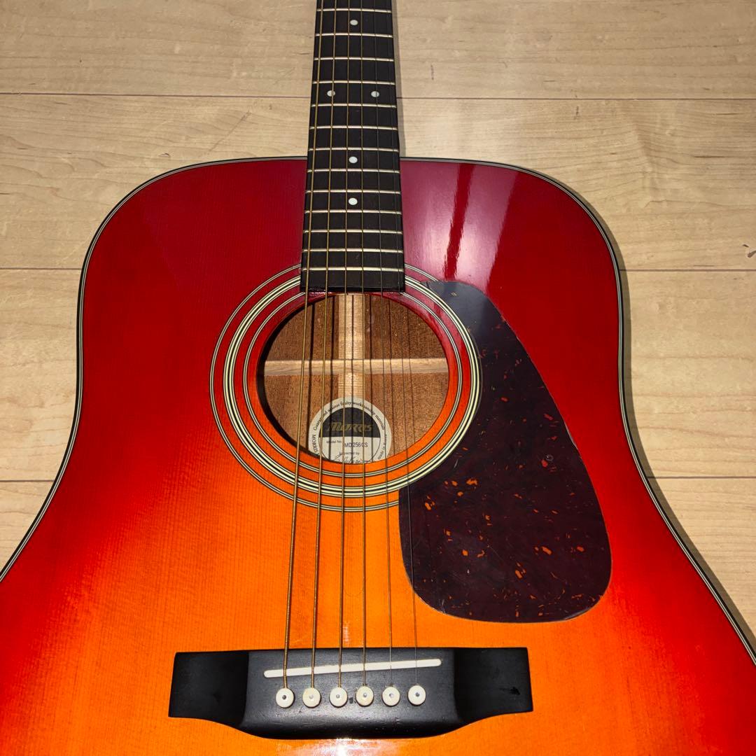 調整済み　弦高低い！　激レアカラー　モーリスアコースティックギターMD256CS