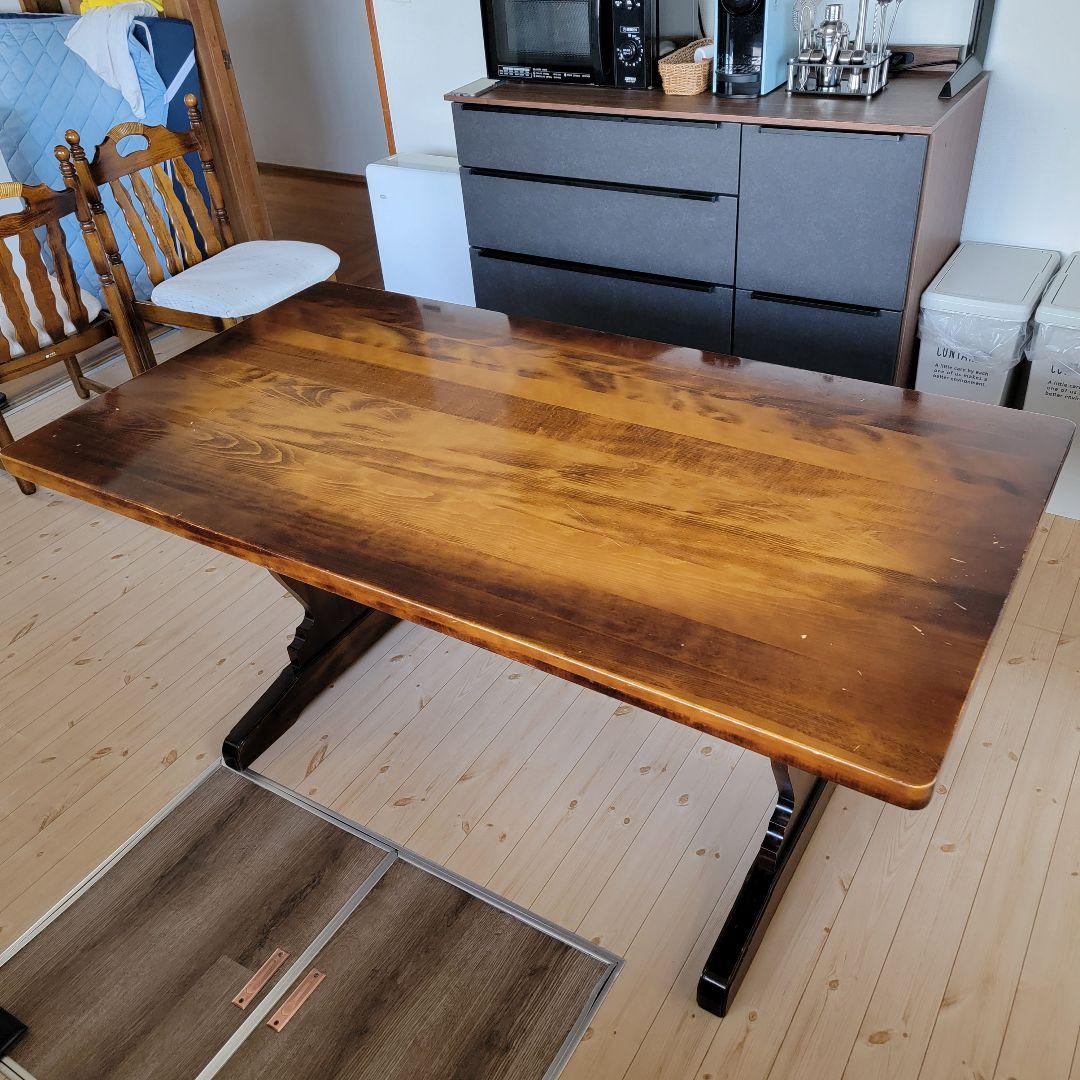 カリモク　ダイニングテーブルセット　椅子3脚