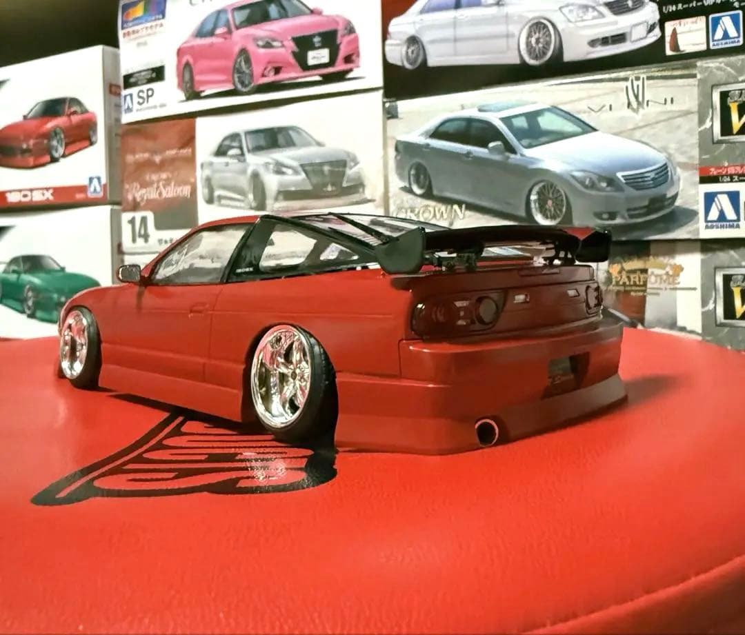 アオシマ BNスポーツ 180SX NOS搭載車