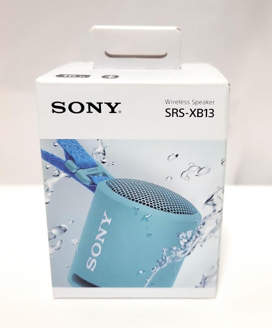 新品未開封【SONY】SRS-XB13型　ポータブルスピーカー パウダーブルー