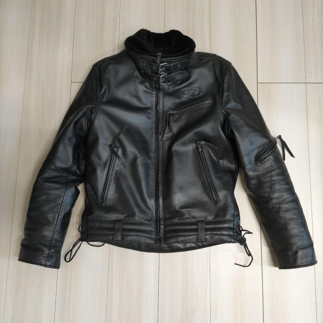 Liugoo Leathers ライダース 防寒 レザージャケット　インナー付
