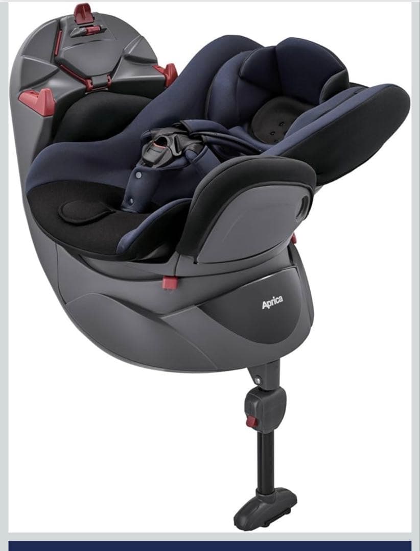 アップリカ ディアターンプラスAB チャイルドシート 新生児 回転 フラット