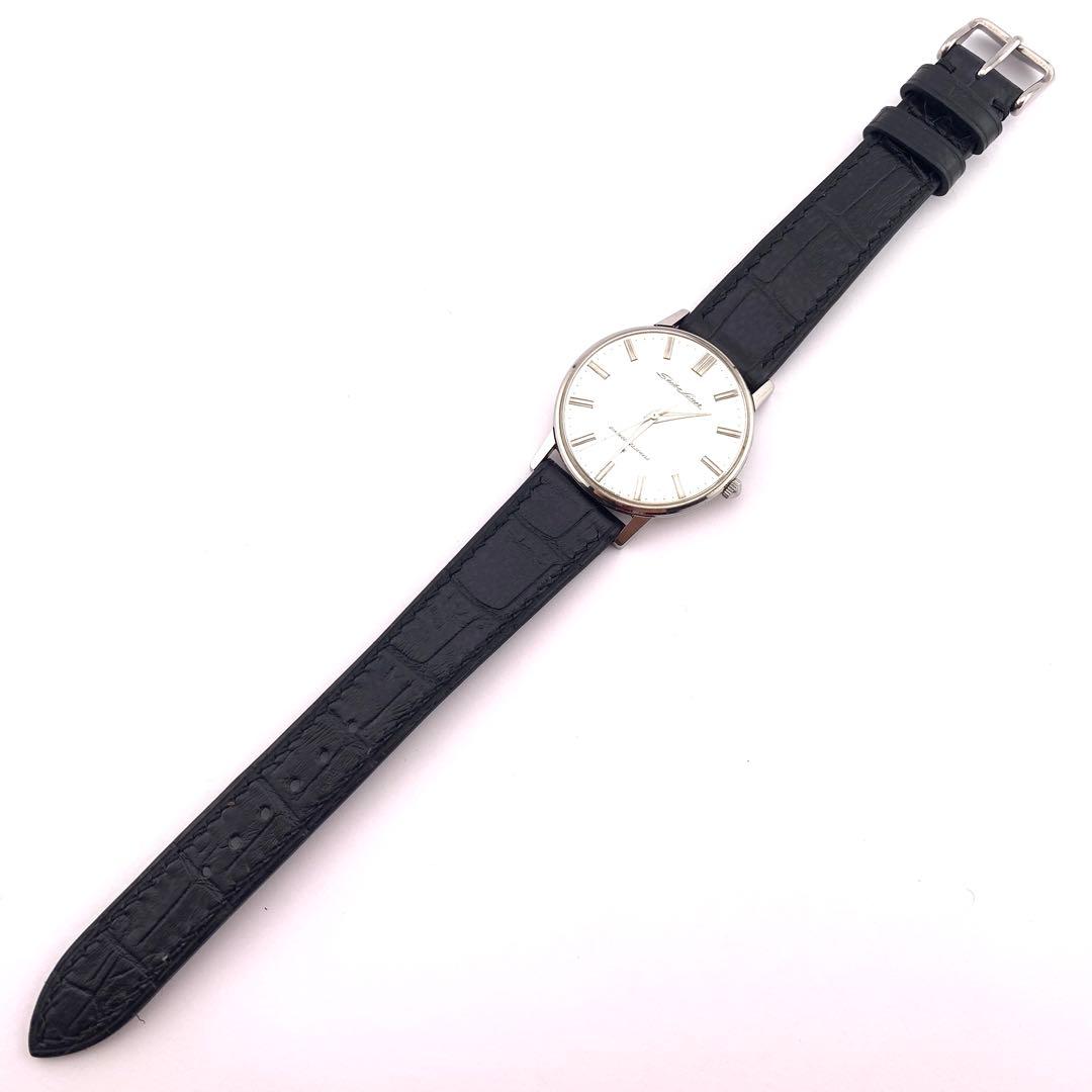 7-5363 セイコー J1500IE 手巻き時計 シルバー文字盤