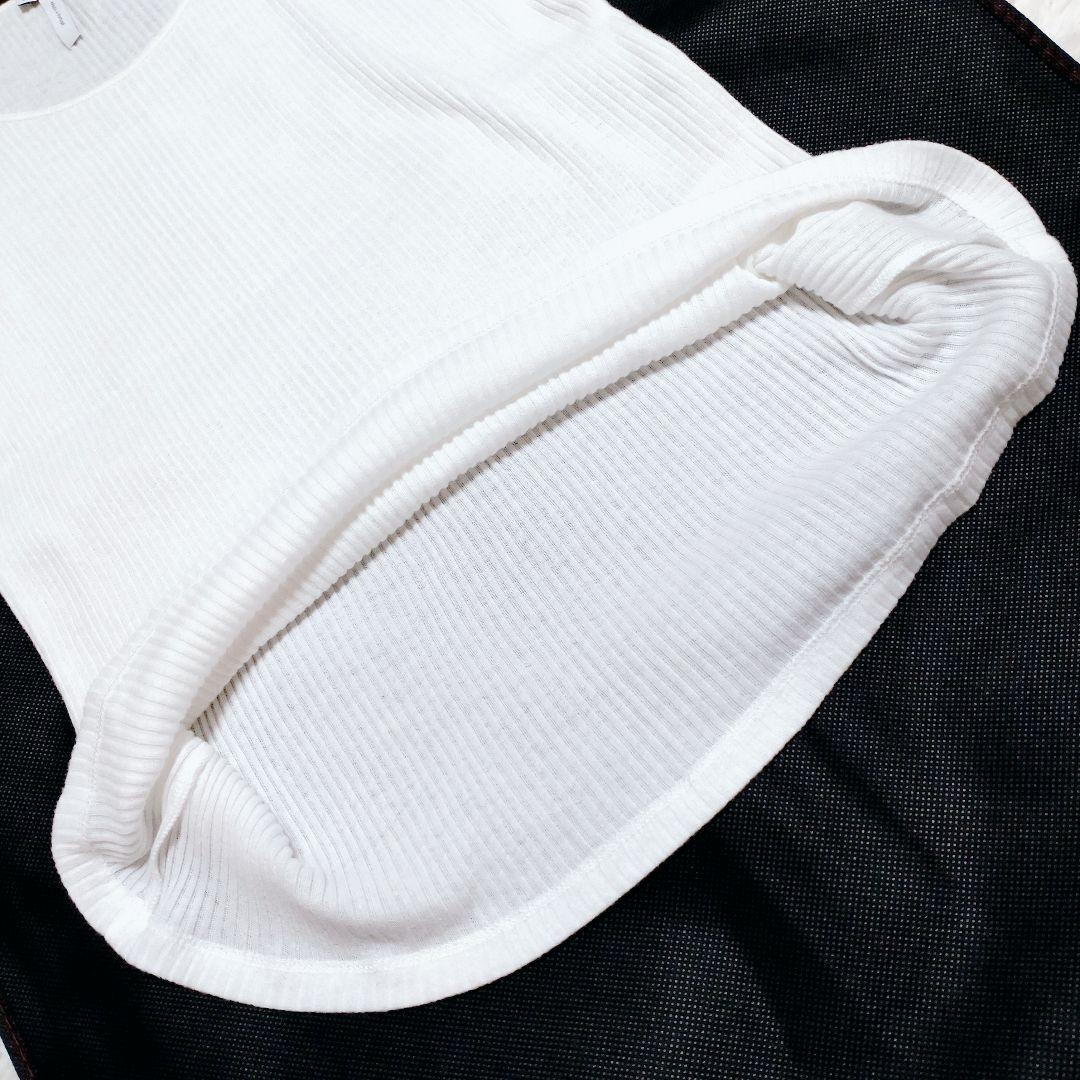 【希少 現行モデル リネン】ロエベ LOEWE タンクトップ モノグラム 白 S