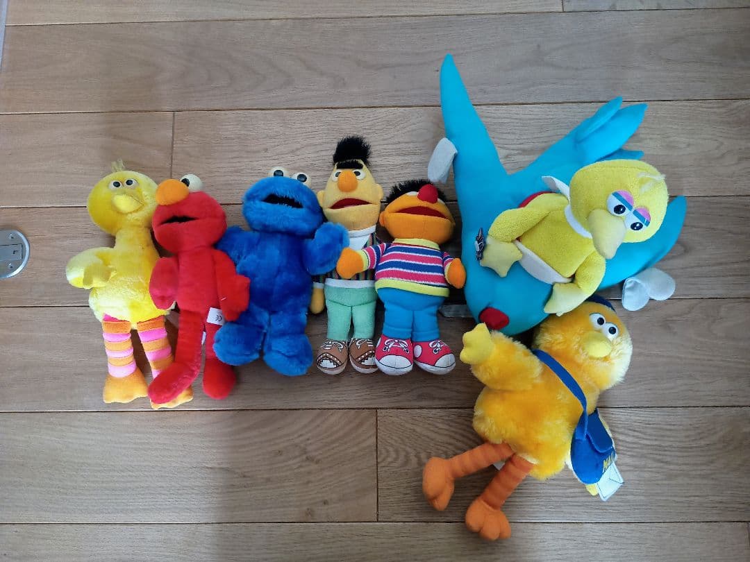 1990年　セサミストリートapplause社ぬいぐるみ　パペット　ヴィンテージ
