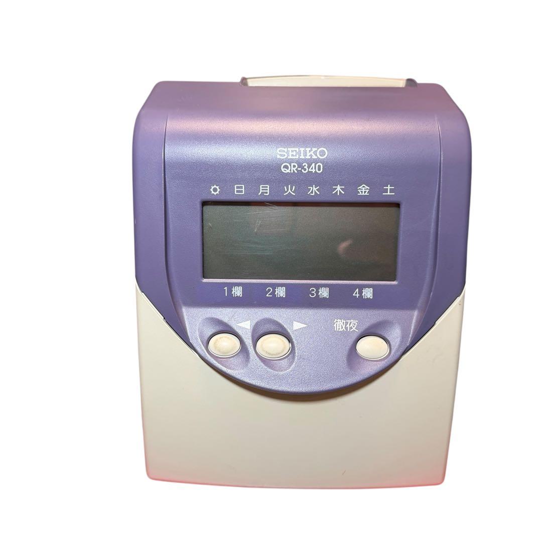 SEIKO QR-340 タイムレコーダー C-31カード付き