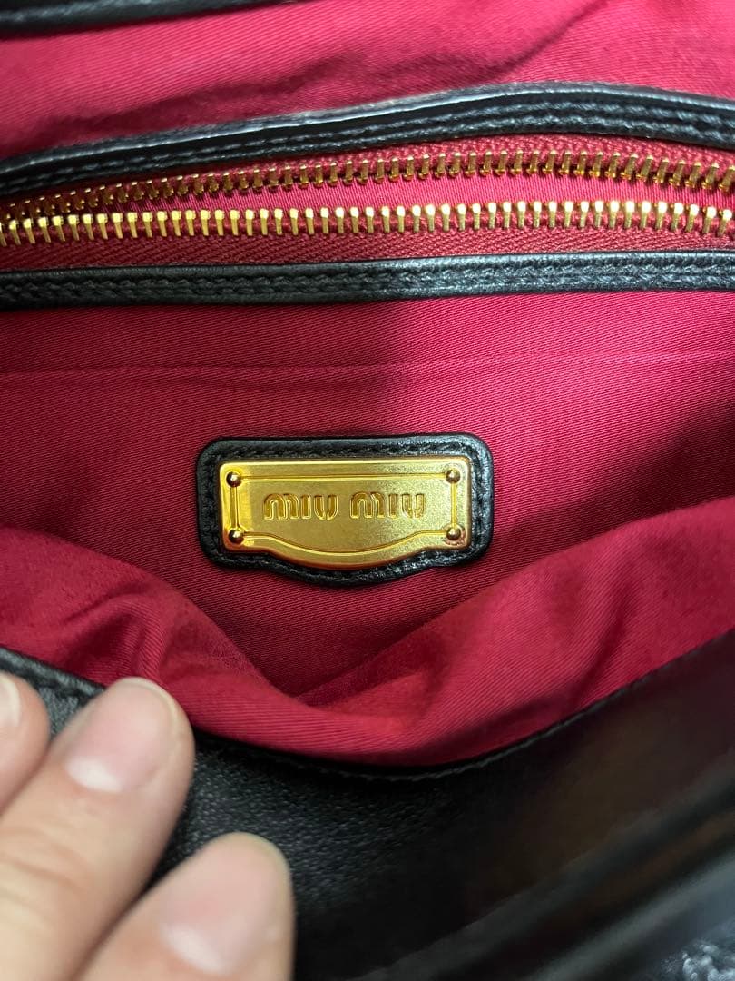 超美品！MIU MIU ミュウミュウ マテラッセ　バック