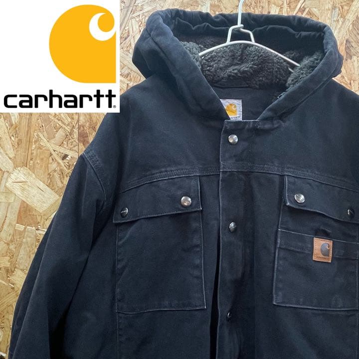 カーハート　バートレットジャケット　皮タグ　インナーボア　古着