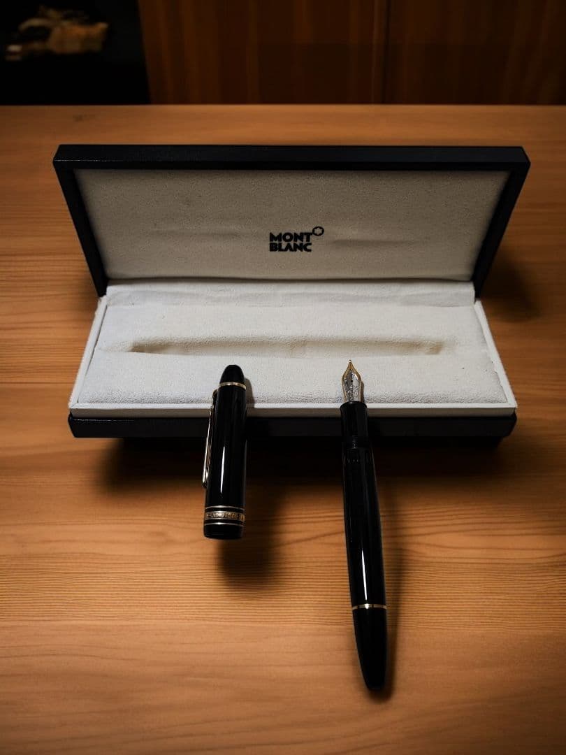 お*ん様 Montblanc 万年筆 シャープペンシル 純正インク 専用ケース付