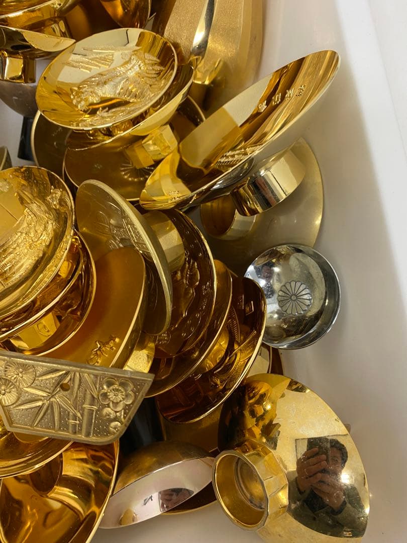 3-3182 K24GP他・金盃等まとめ　約7.5kg