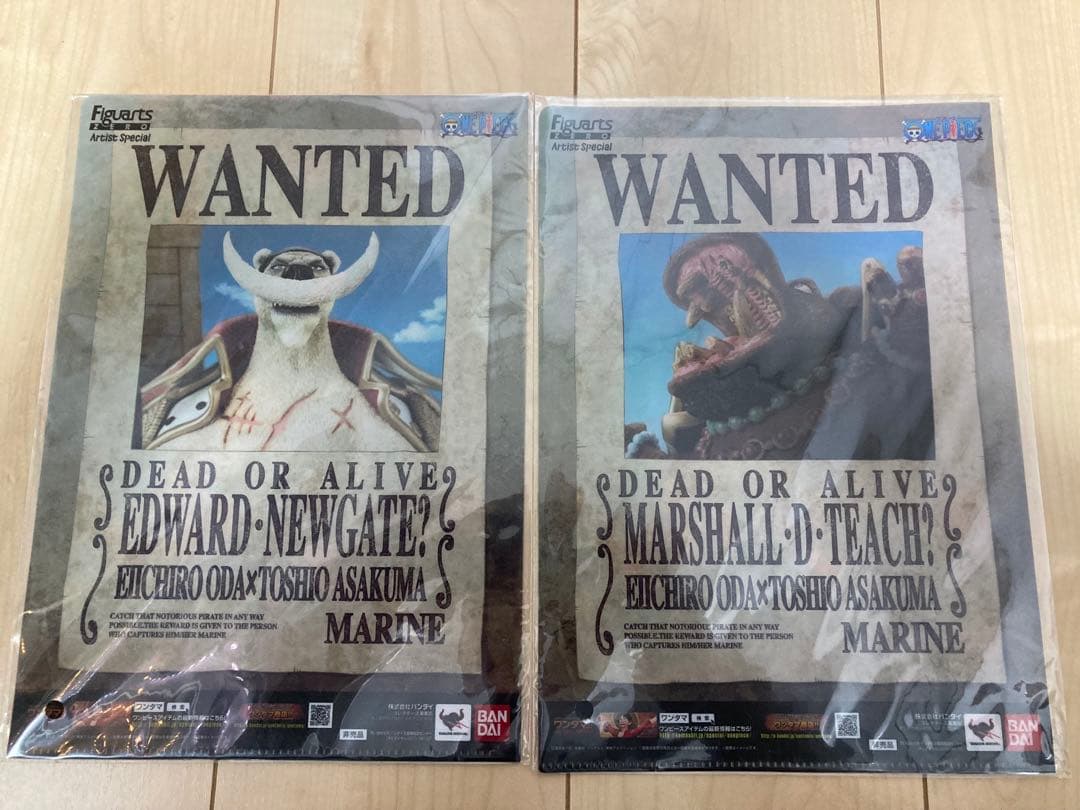 ワンピース 朝隈コラボ フィギュアーツzero クリアファイルセット