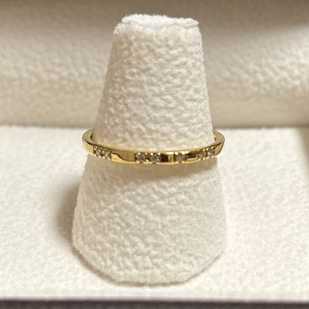 ヴァンドーム青山　K18イエローゴールド ダイヤモンドリング