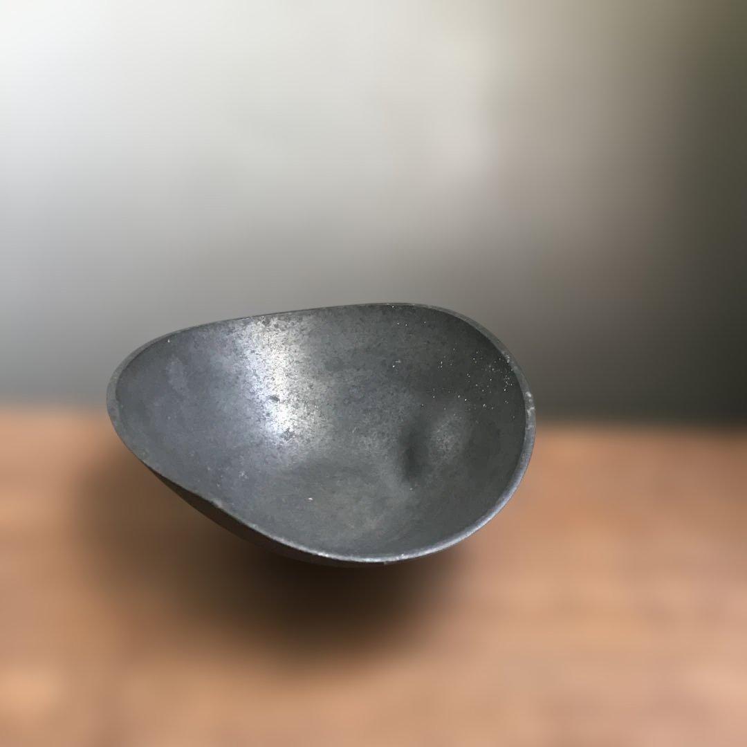古金属製椀　錫製