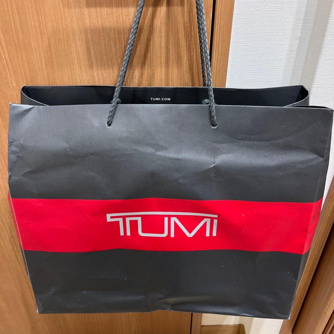 専用布製ケース付き　完全未使用　TUMI ブラック ビジネスバッグ(リュック式