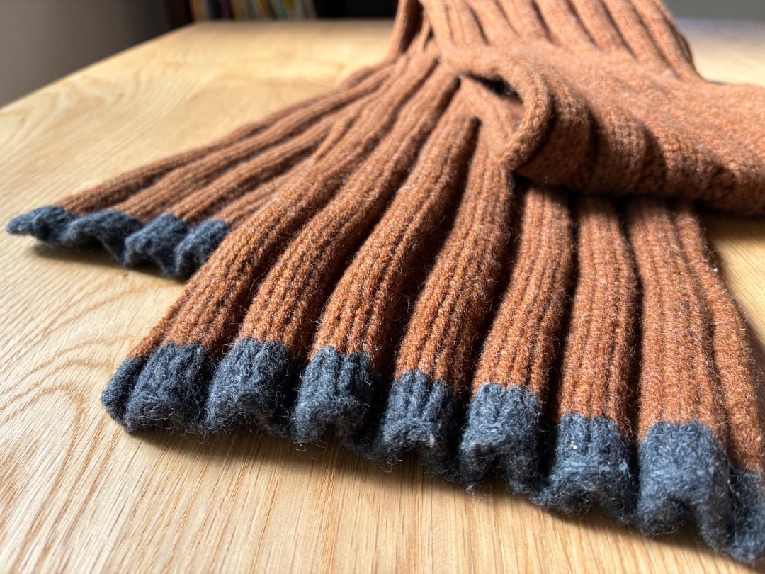 MARGARET HOWELL【スコットランド製】手袋➕マフラーセット　MHL