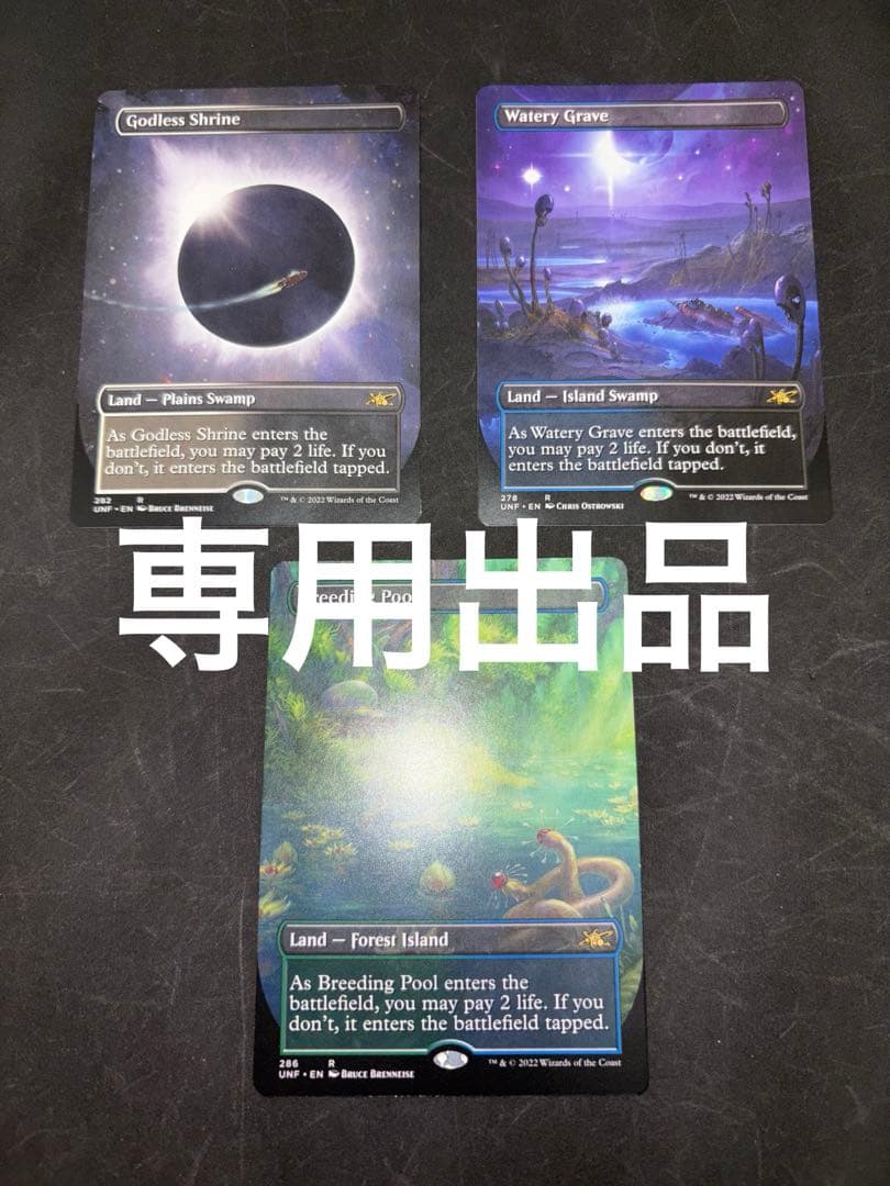 MTG 神無き祭殿、湿った墓、繁殖池セット