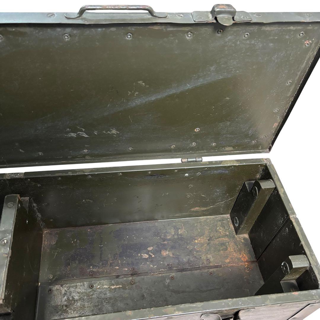 希少 60s 米軍 ミリタリー ウッドボックス ツールボックス アンモボックス