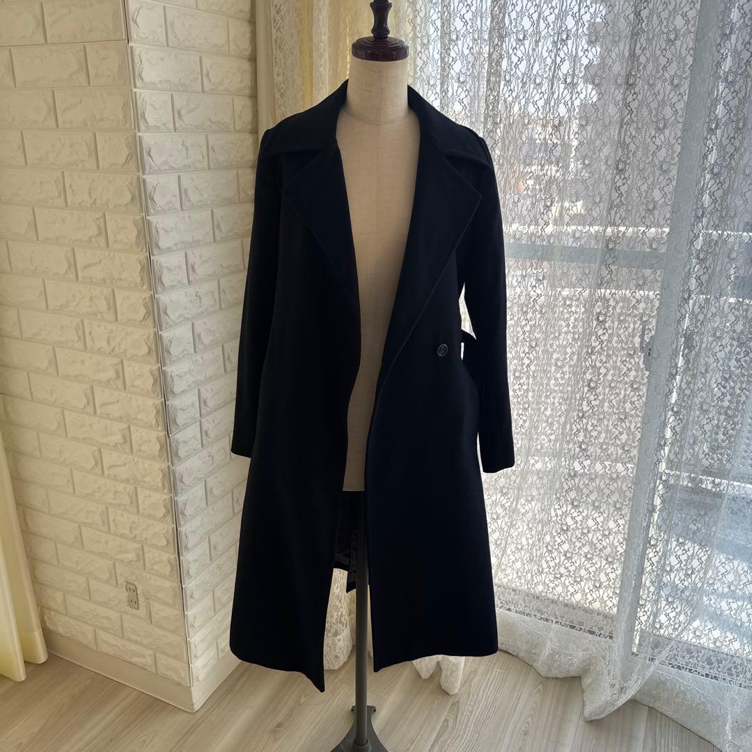 ⭐︎専用⭐︎ イネド　カシミヤロングコート 濃紺　11号